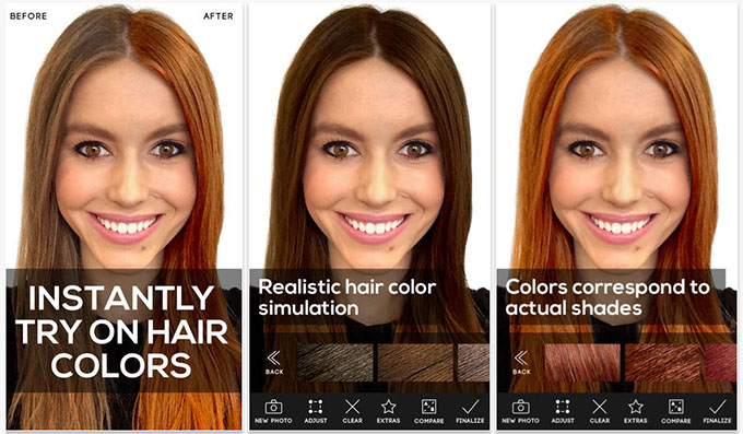 Hair-Romance-Modiface-hair-colour-hair-app