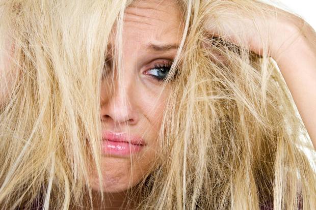 Woman-having-a-bad hair day