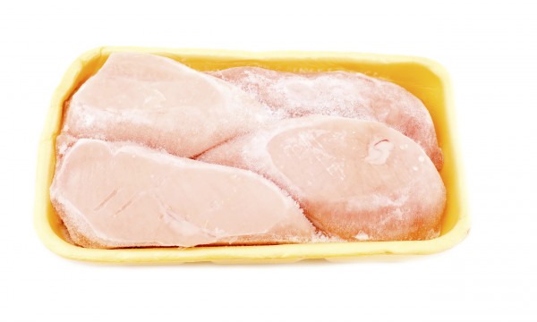 Frozen chicken breasts