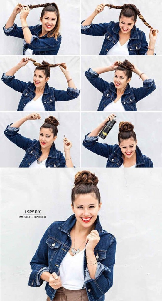 Quick-Hairstyle-Tutorials-For-Office-Women-19