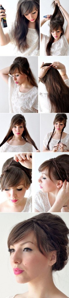 Quick-Hairstyle-Tutorials-For-Office-Women-2