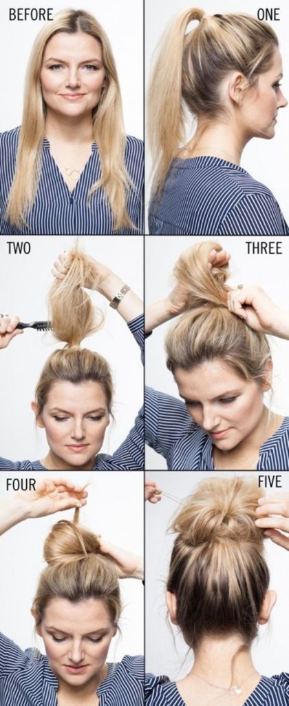 Quick-Hairstyle-Tutorials-For-Office-Women-22