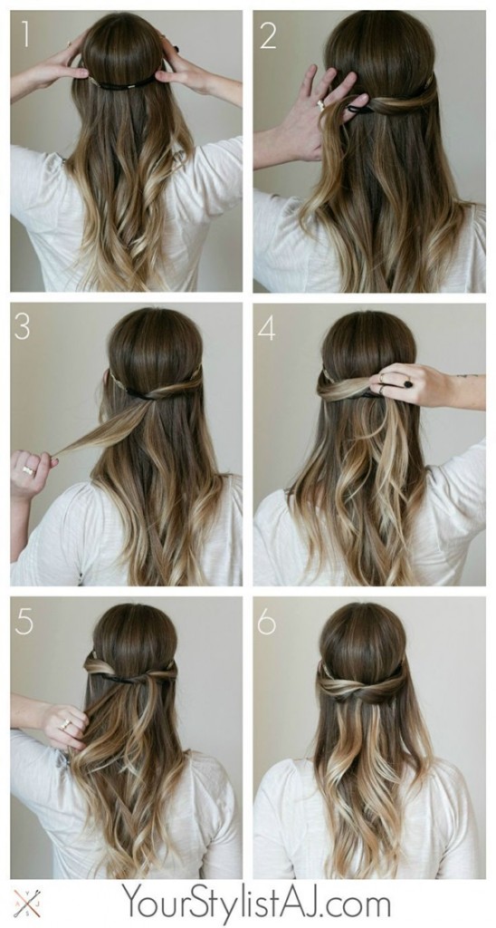 Quick-Hairstyle-Tutorials-For-Office-Women-24