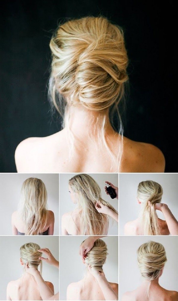 Quick-Hairstyle-Tutorials-For-Office-Women-4