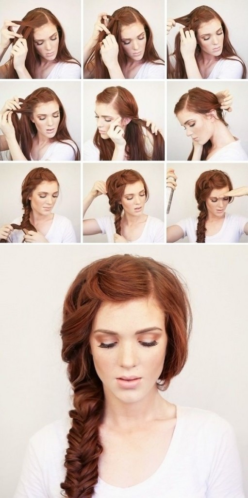 Quick-Hairstyle-Tutorials-For-Office-Women-5