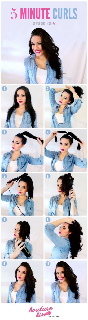 Quick-Hairstyle-Tutorials-For-Office-Women-7