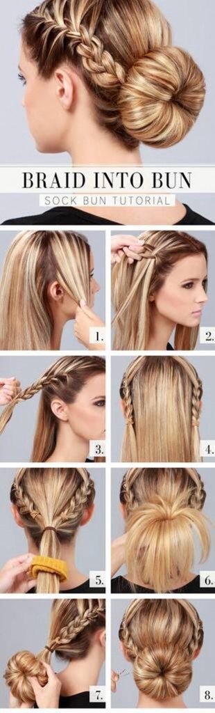 Quick-Hairstyle-Tutorials-For-Office-Women-9