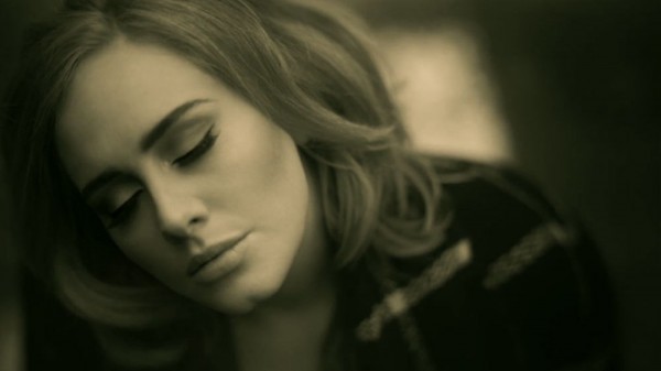 Adele, in a video for "Hello."