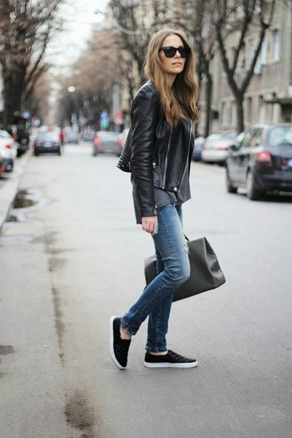 Black-leather-style