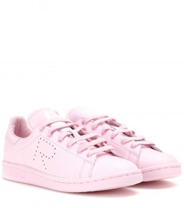 raf-simons-x-stan-smith-pink-leather-sneakers