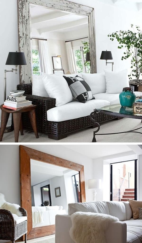 6.-Use-large-mirrors-to-create-the-illusion-of-a-larger-room-29-Sneaky-Tips-For-Small-Space-Living