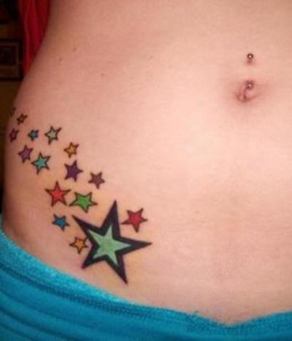 lower-stomach-stars-tattoo