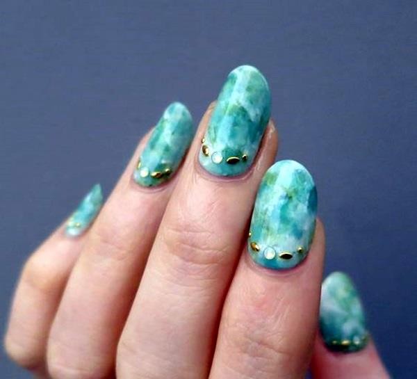 Marble-Nail-Art-Designs-11