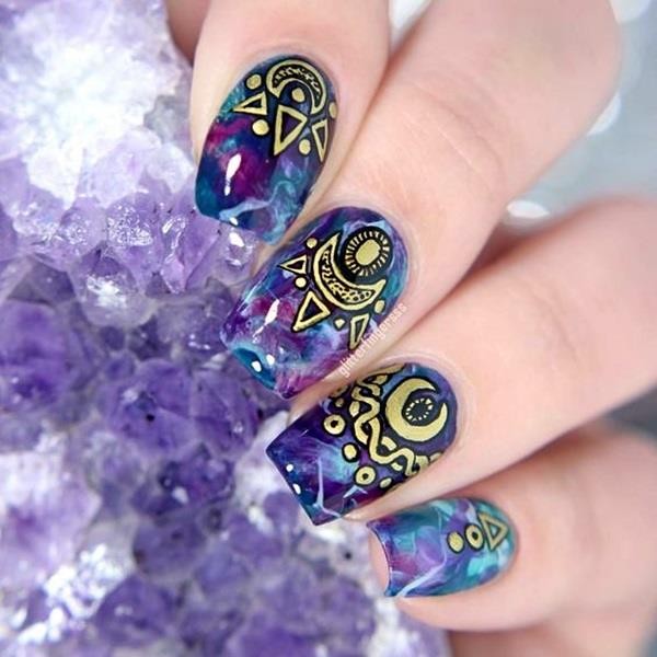 Marble-Nail-Art-Designs-2-4