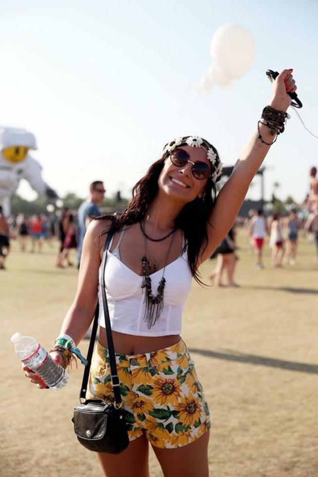 attends day 3 of the 2014 Coachella Valley Music & Arts Festival at the Empire Polo Club on April 20, 2014 in Indio, California.