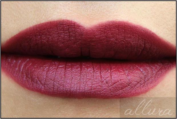 Sephora-Cream-Lip-Stain-Blackberry-Sorbet-Applied