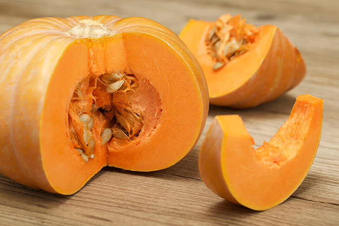 pumpkin on a wooden background