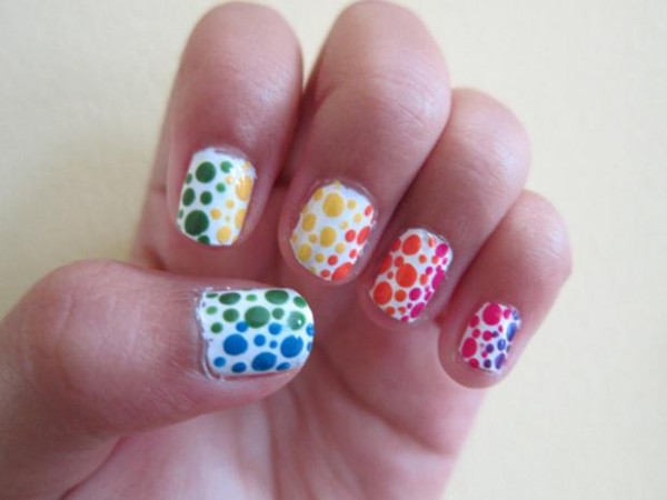 Rainbow-Polka-Dot-Nails