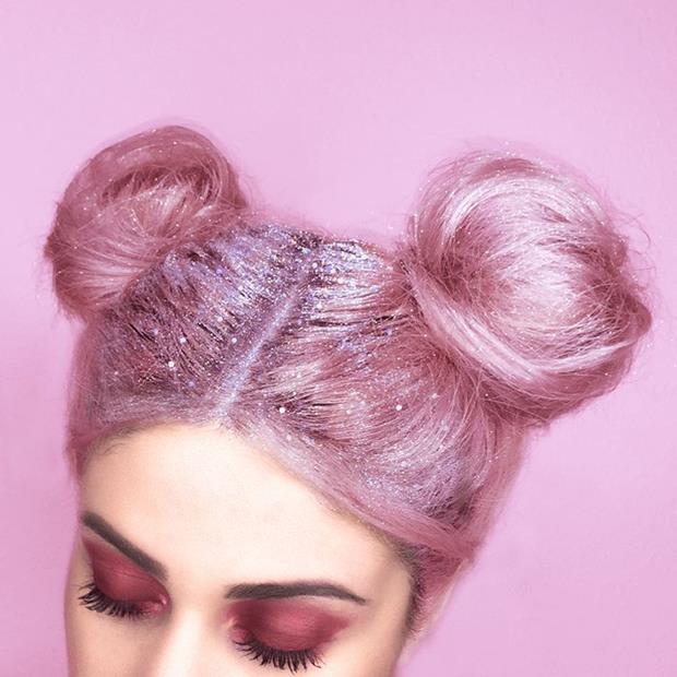Pastel-Grunge-Pink-Hairstyle-Style-with-Buns